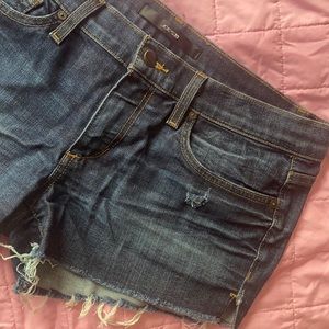 Joe’s Jeans designer denim cutoff shorts like new